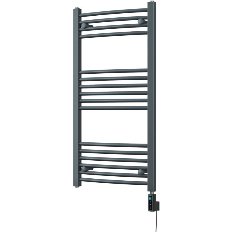 Image of Zennor - Anthracite Electric Towel Rail&hellip;