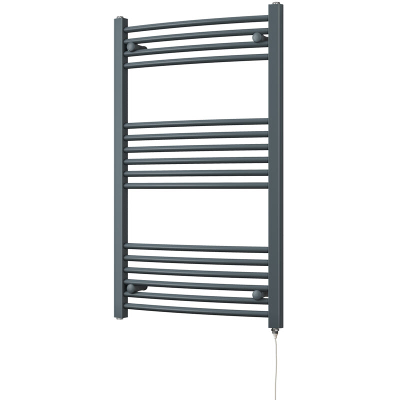 Image of Zennor - Anthracite Electric Towel Rail&hellip;