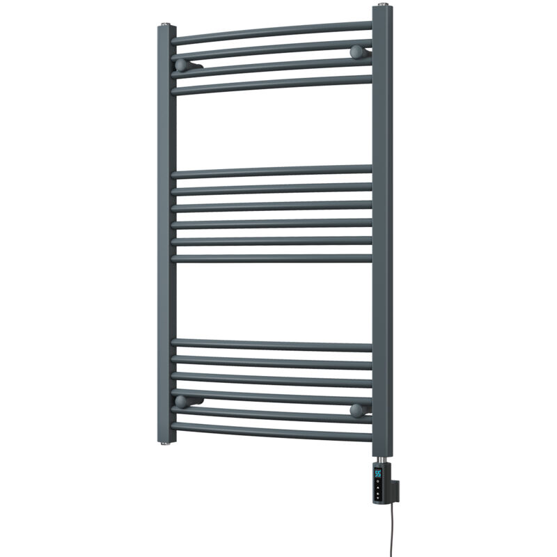 Image of Zennor - Anthracite Electric Towel Rail&hellip;