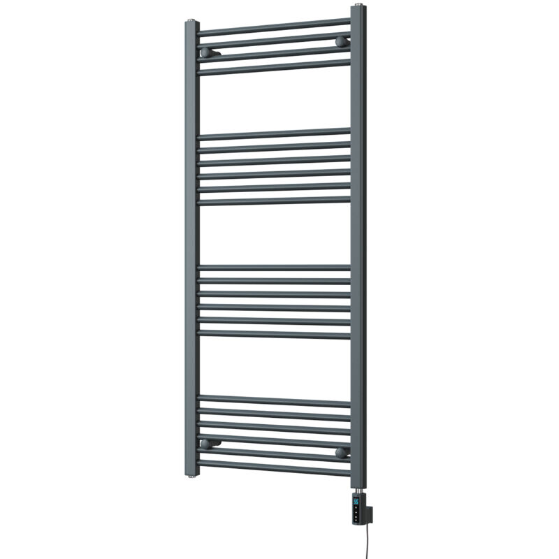 Image of Zennor - Anthracite Electric Towel Rail&hellip;