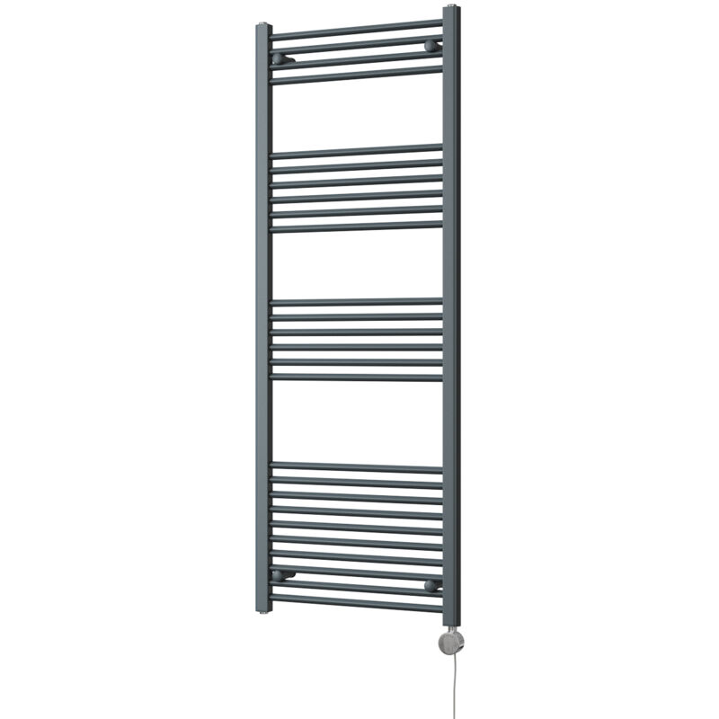 Image of Zennor - Anthracite Electric Towel Rail&hellip;