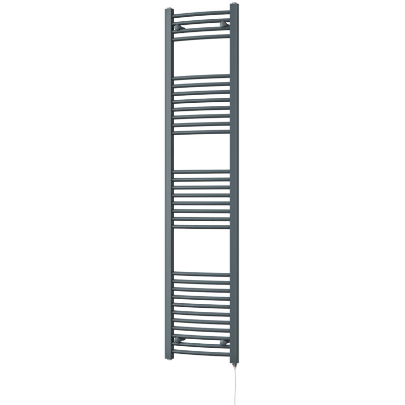 Image of Zennor - Anthracite Electric Towel Rail&hellip;