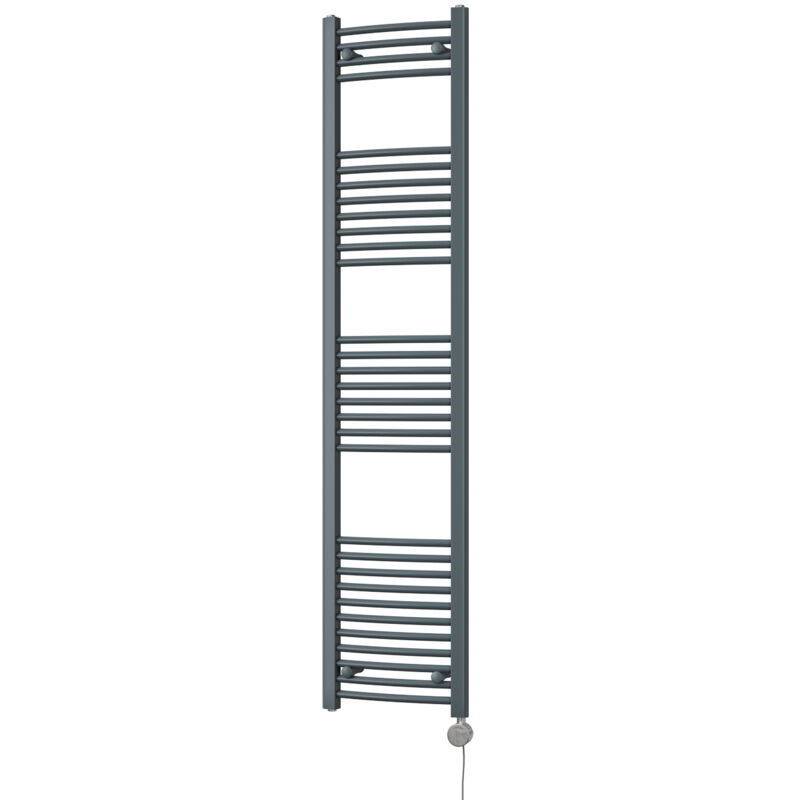 Image of Zennor - Anthracite Electric Towel Rail&hellip;