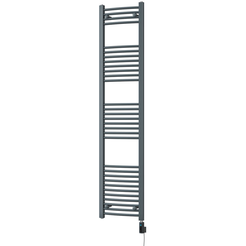 Image of Zennor - Anthracite Electric Towel Rail&hellip;