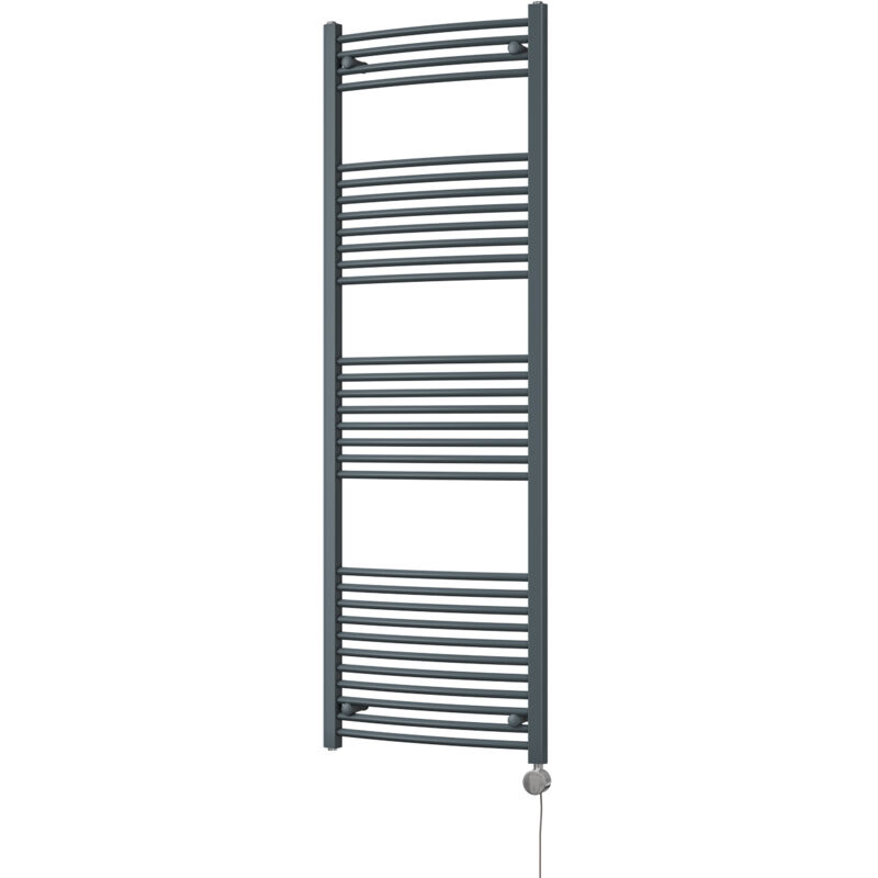 Image of Zennor - Anthracite Electric Towel Rail&hellip;
