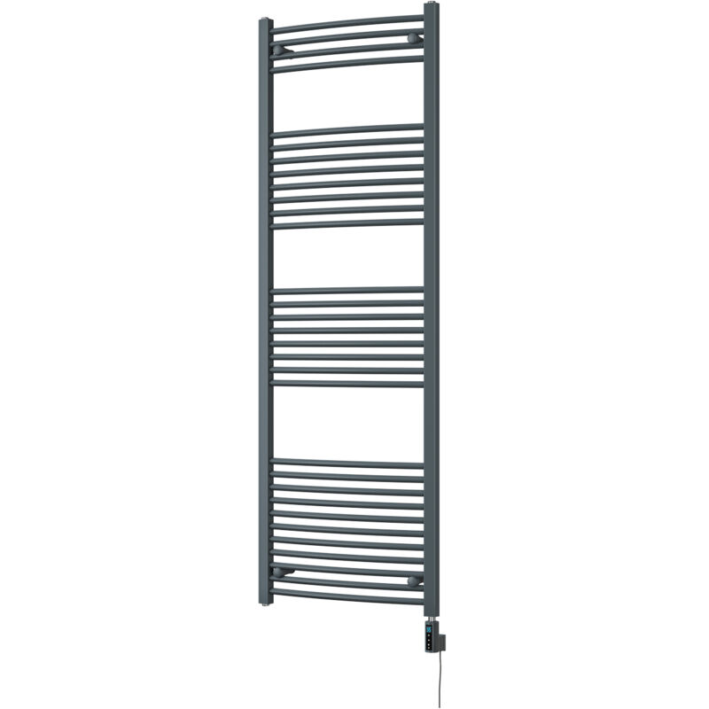 Image of Zennor - Anthracite Electric Towel Rail&hellip;