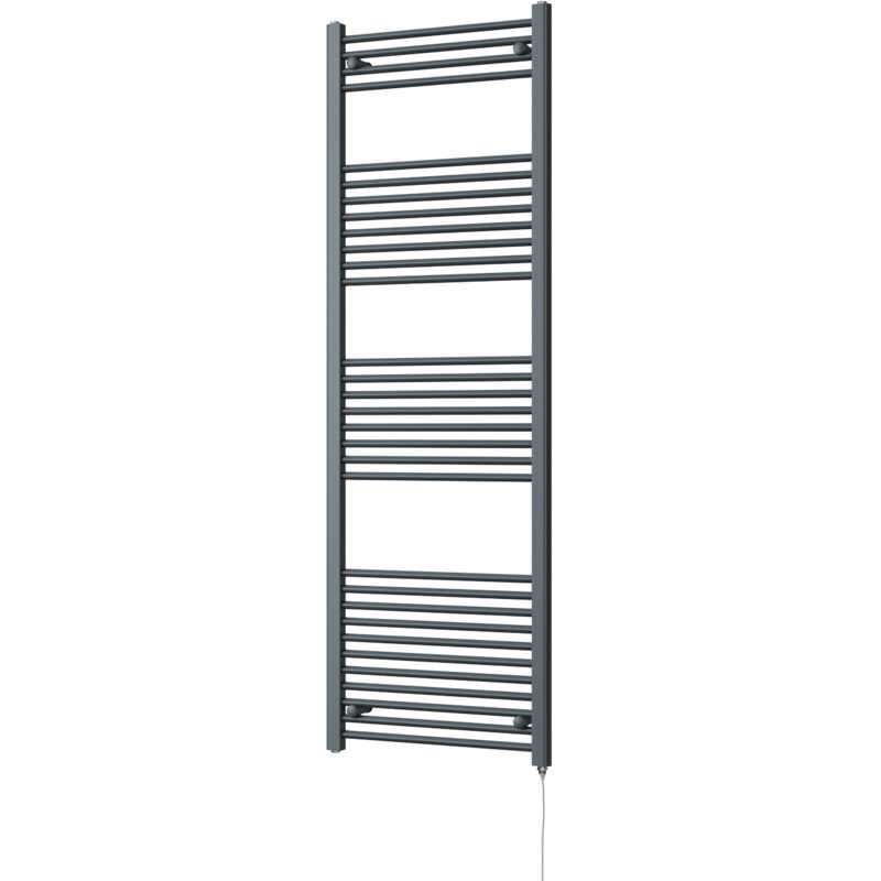 Image of Zennor - Anthracite Electric Towel Rail&hellip;