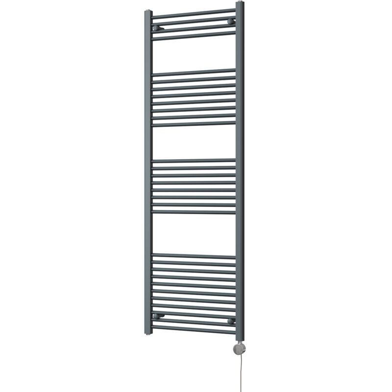 Image of Zennor - Anthracite Electric Towel Rail&hellip;