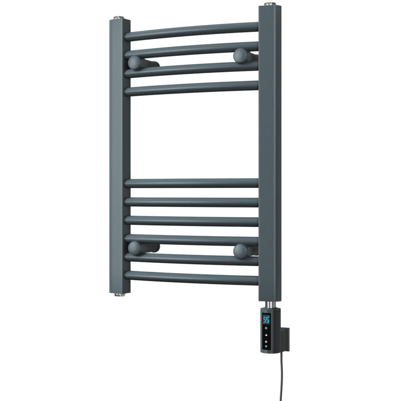 Image of Zennor - Anthracite Electric Towel Rail&hellip;