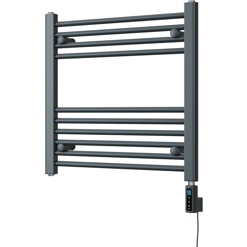 Image of Zennor - Anthracite Electric Towel Rail&hellip;
