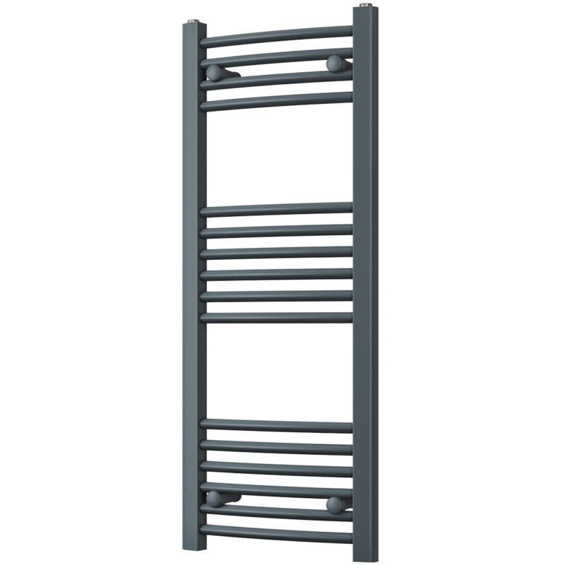 Image of Zennor - Anthracite Heated Towel Rail&hellip;