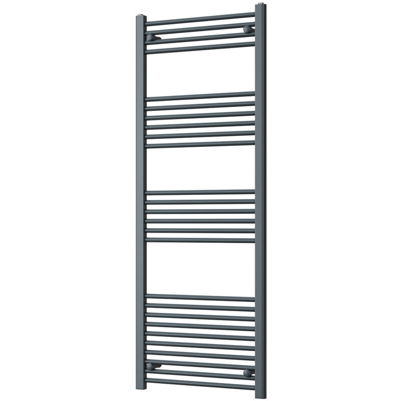 Image of Zennor - Anthracite Heated Towel Rail&hellip;