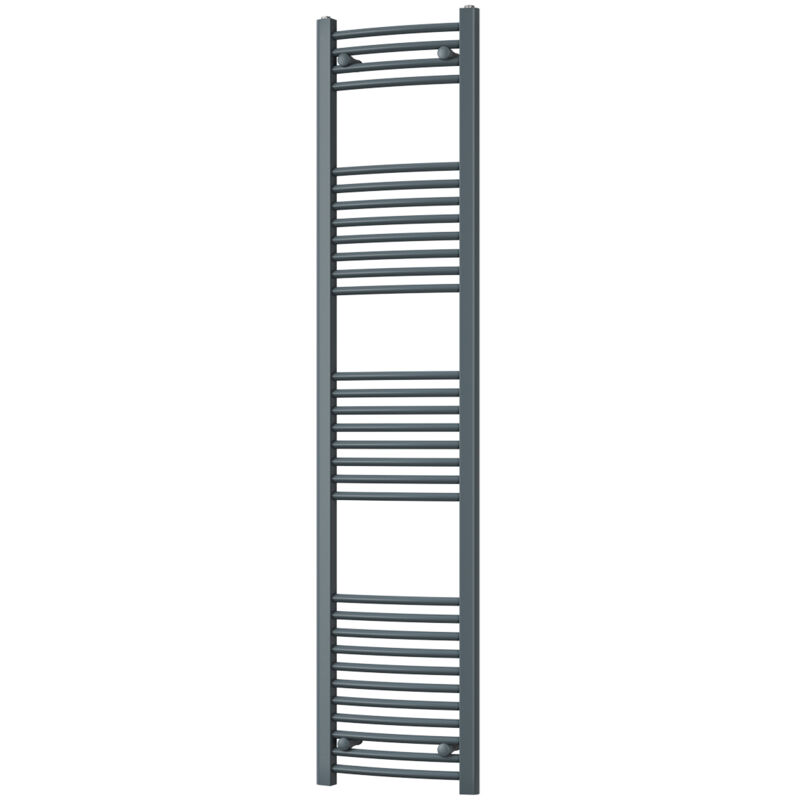 Image of Zennor - Anthracite Heated Towel Rail&hellip;