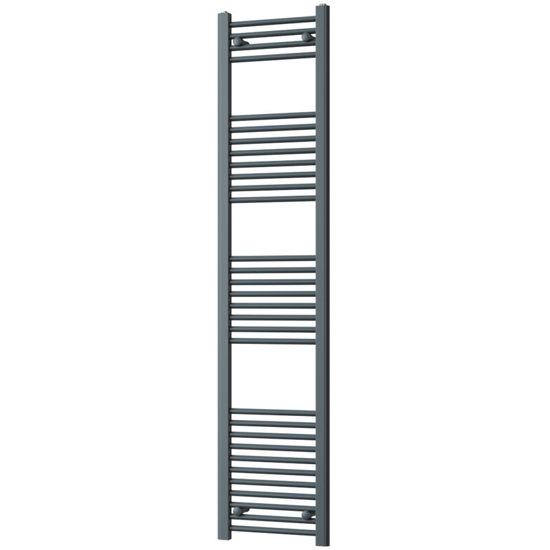 Image of Zennor - Anthracite Heated Towel Rail&hellip;