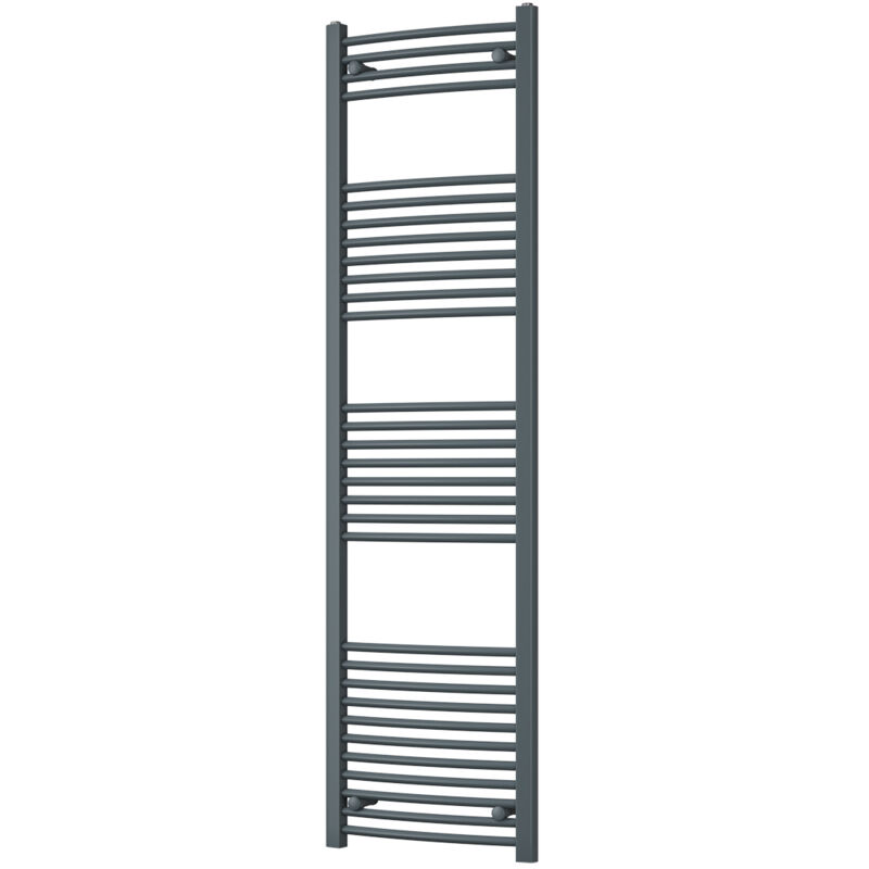 Image of Zennor - Anthracite Heated Towel Rail&hellip;