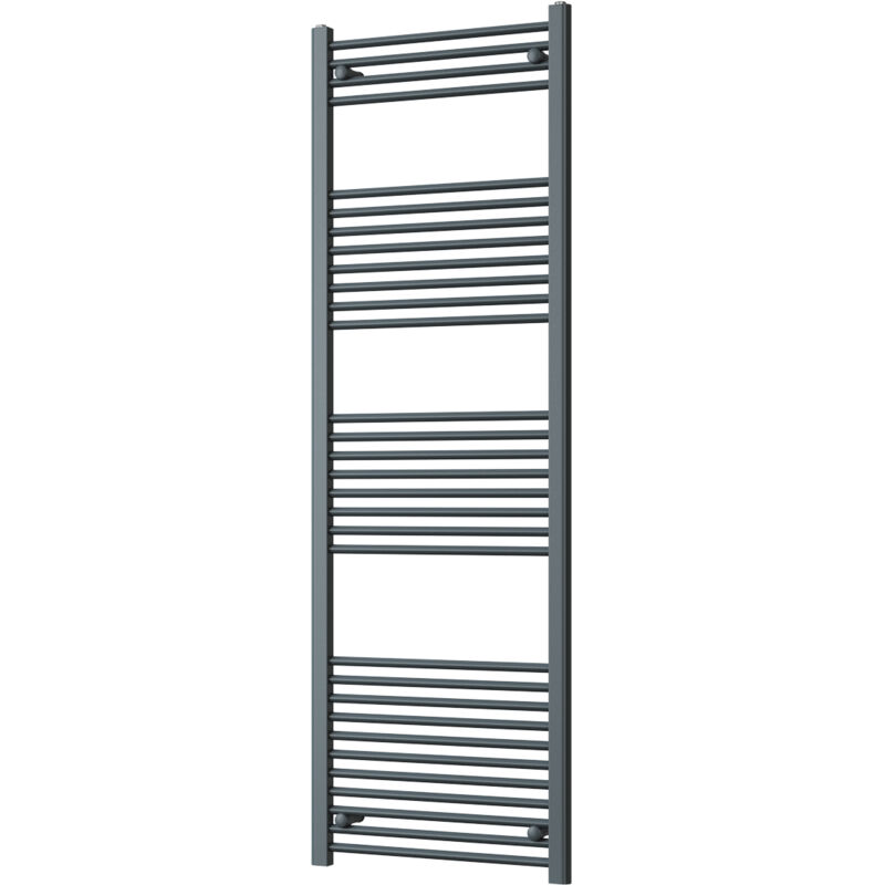 Image of Zennor - Anthracite Heated Towel Rail&hellip;