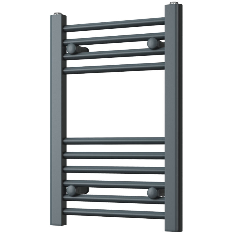 Image of Zennor - Anthracite Heated Towel Rail&hellip;