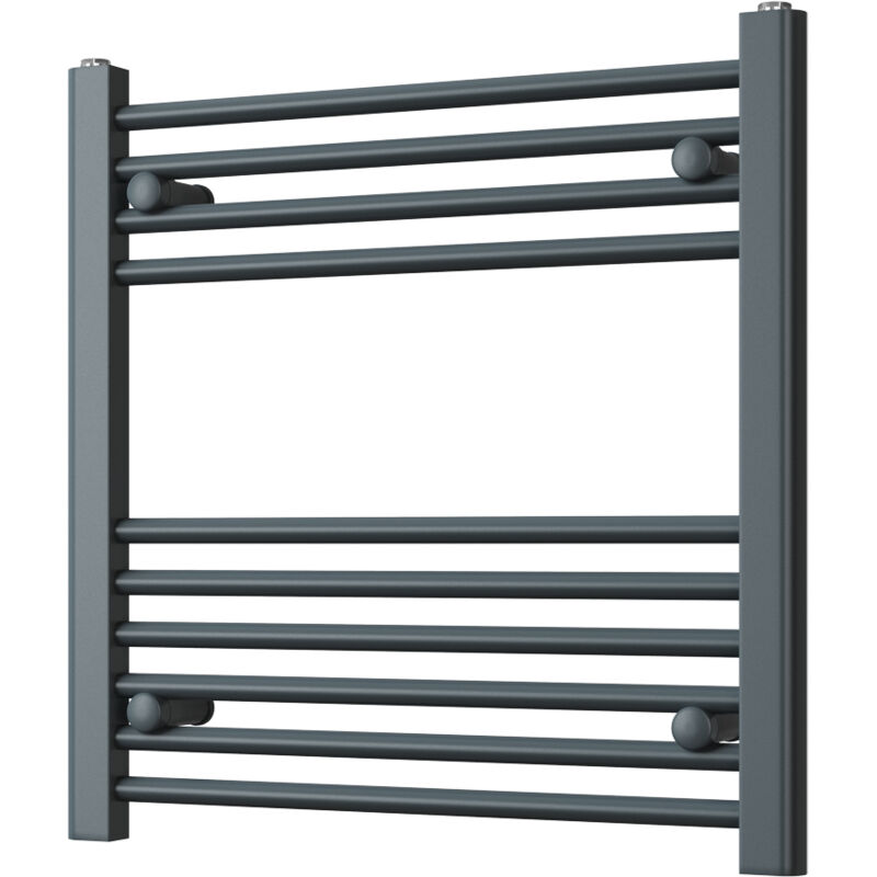 Image of Zennor - Anthracite Heated Towel Rail&hellip;