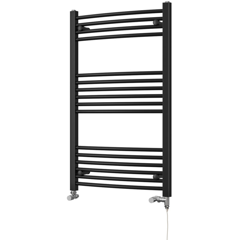 Image of Zennor - Black Dual Fuel Towel&hellip;