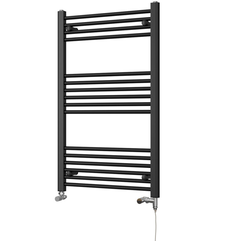 Image of Zennor - Black Dual Fuel Towel&hellip;