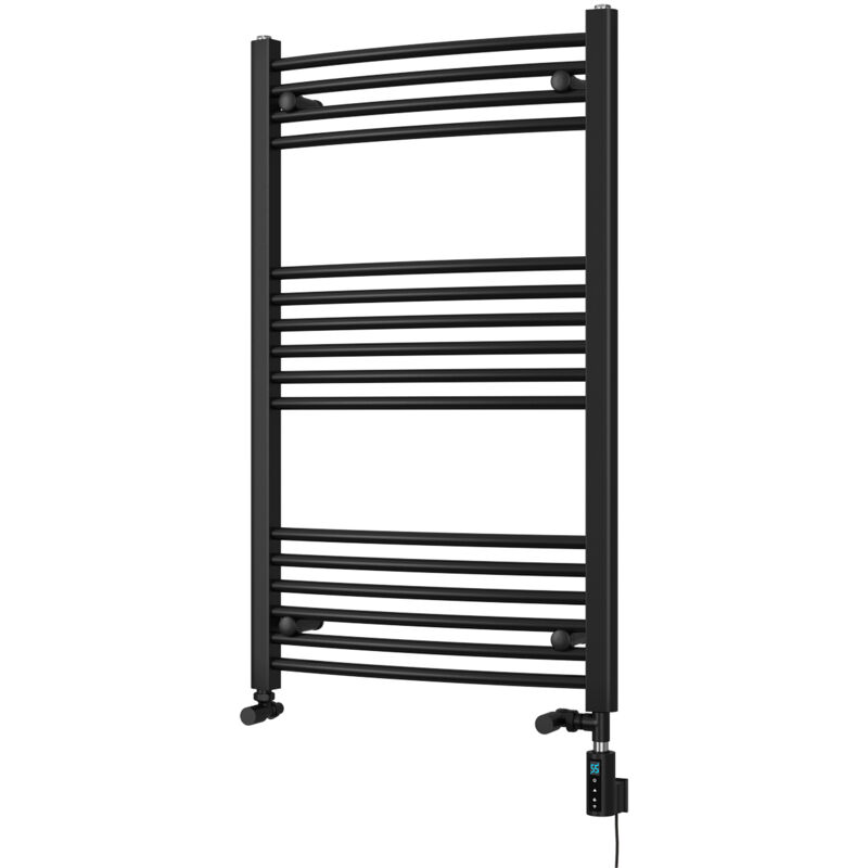 Image of Zennor - Black Dual Fuel Towel&hellip;