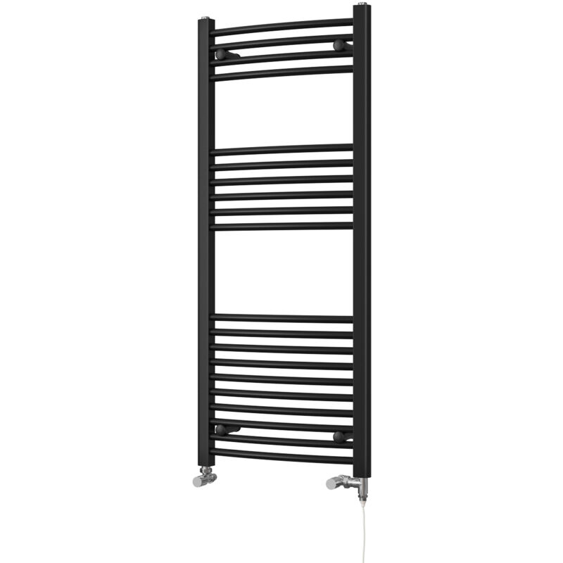 Image of Zennor - Black Dual Fuel Towel&hellip;