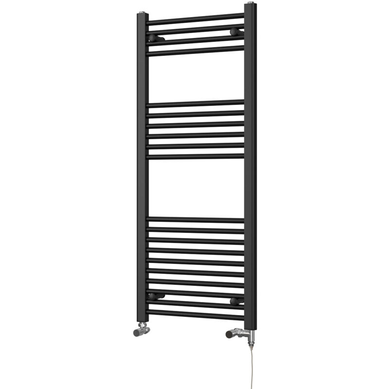 Image of Zennor - Black Dual Fuel Towel&hellip;