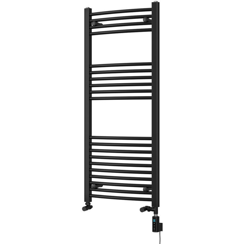 Image of Zennor - Black Dual Fuel Towel&hellip;