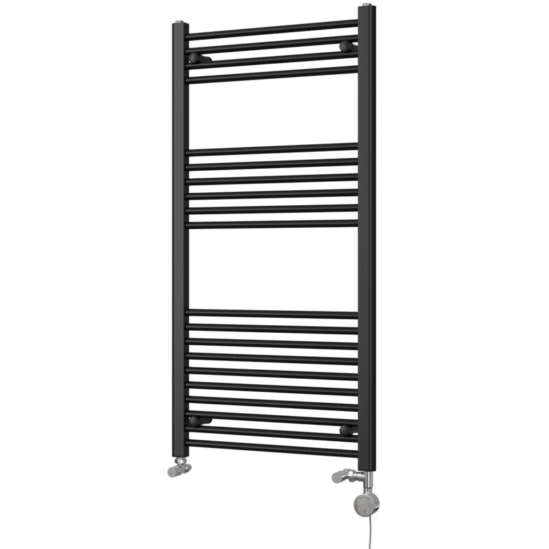 Image of Zennor - Black Dual Fuel Towel&hellip;