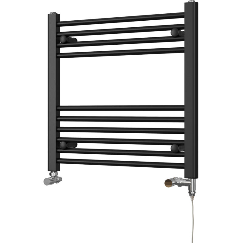 Image of Zennor - Black Dual Fuel Towel&hellip;