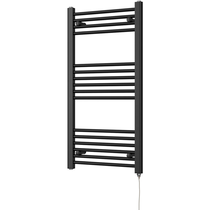 Image of Zennor - Black Electric Towel Rail&hellip;