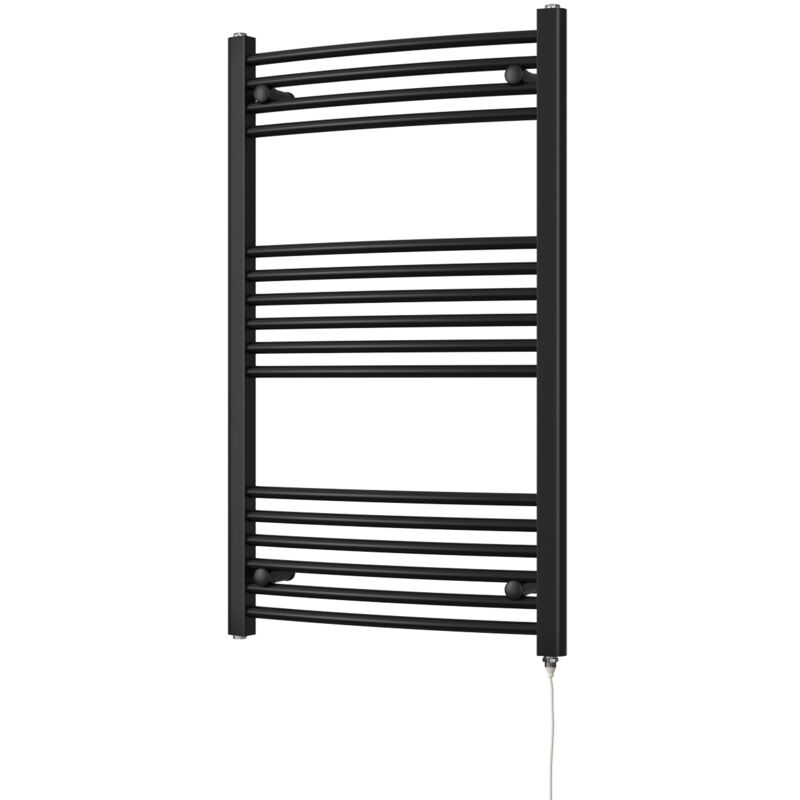 Image of Zennor - Black Electric Towel Rail&hellip;