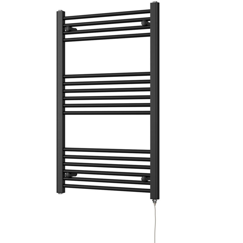 Image of Zennor - Black Electric Towel Rail&hellip;