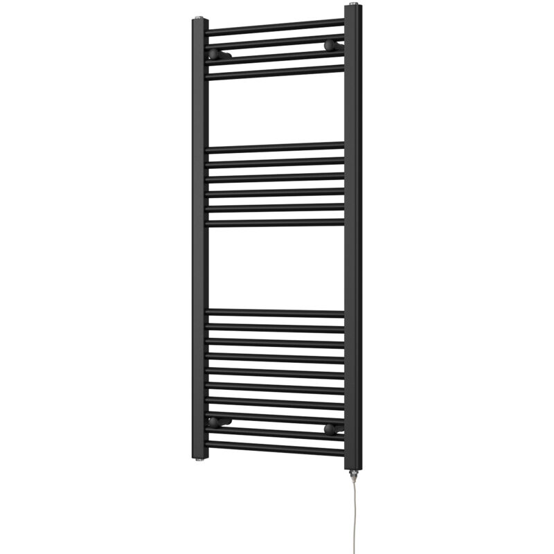 Image of Zennor - Black Electric Towel Rail&hellip;