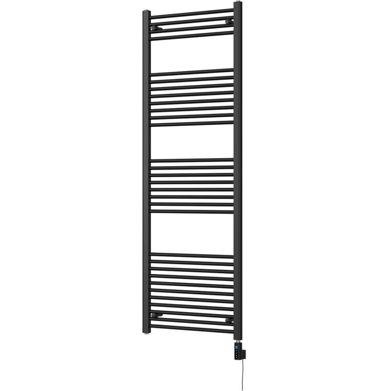 Image of Zennor - Black Electric Towel Rail&hellip;