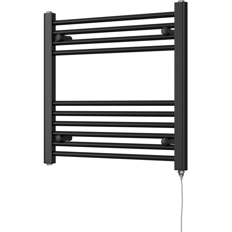 Image of Zennor - Black Electric Towel Rail&hellip;