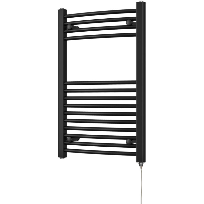 Image of Zennor - Black Electric Towel Rail&hellip;
