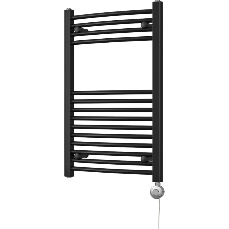 Image of Zennor - Black Electric Towel Rail&hellip;
