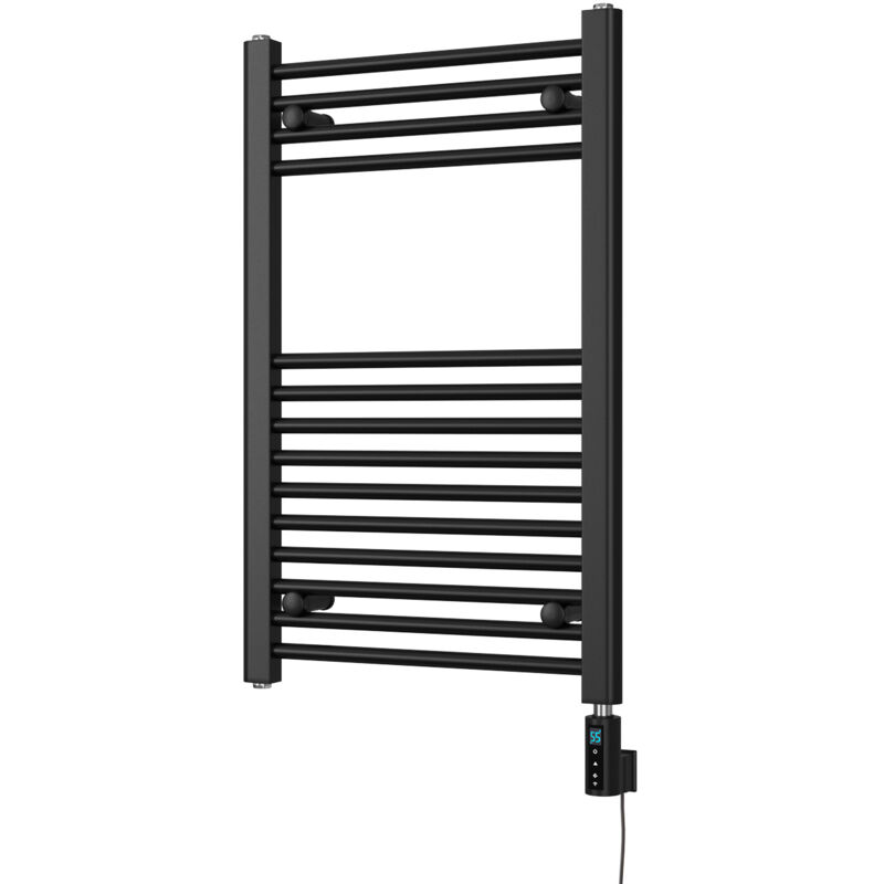 Image of Zennor - Black Electric Towel Rail&hellip;