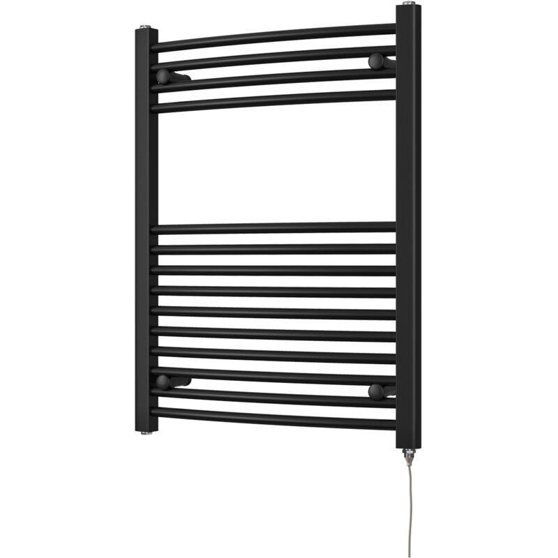 Image of Zennor - Black Electric Towel Rail&hellip;