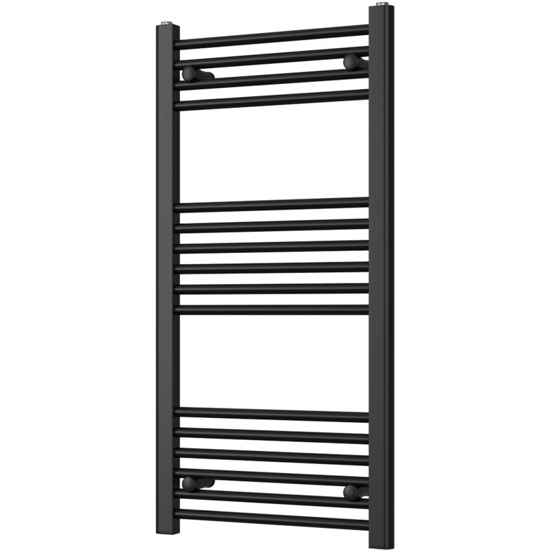 Image of Zennor - Black Heated Towel Rail&hellip;
