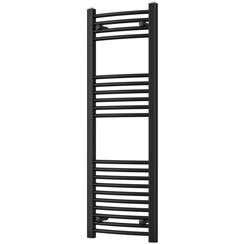 Image of Zennor - Black Heated Towel Rail&hellip;
