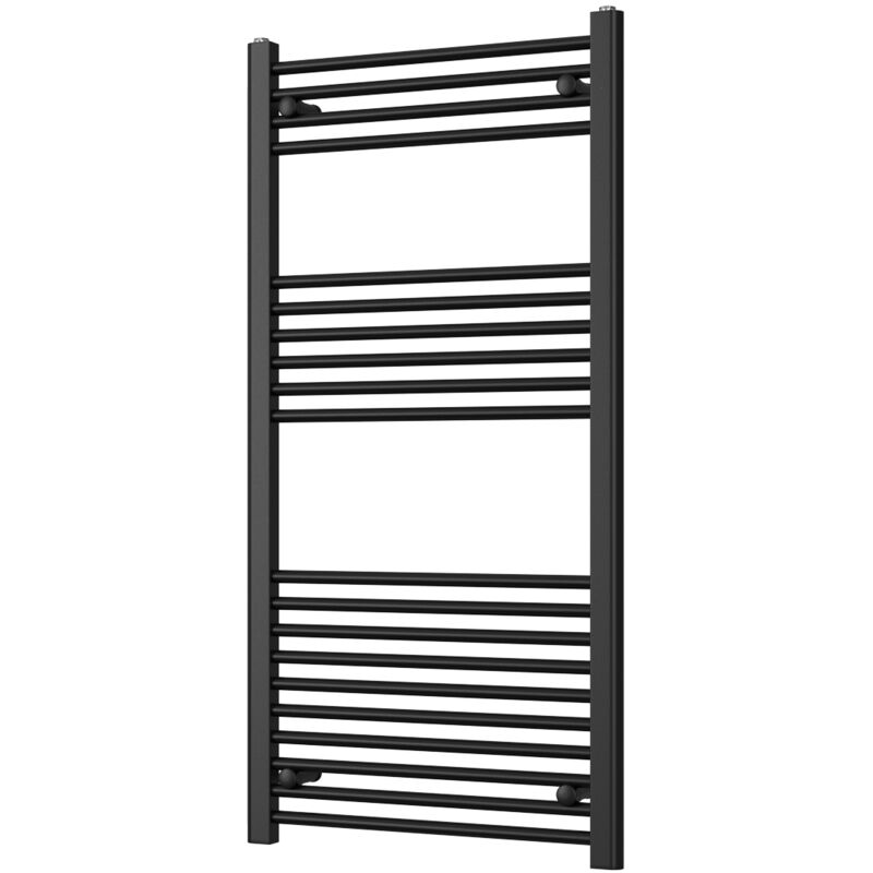 Image of Zennor - Black Heated Towel Rail&hellip;