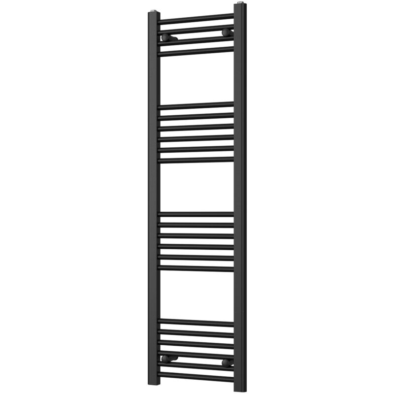 Image of Zennor - Black Heated Towel Rail&hellip;