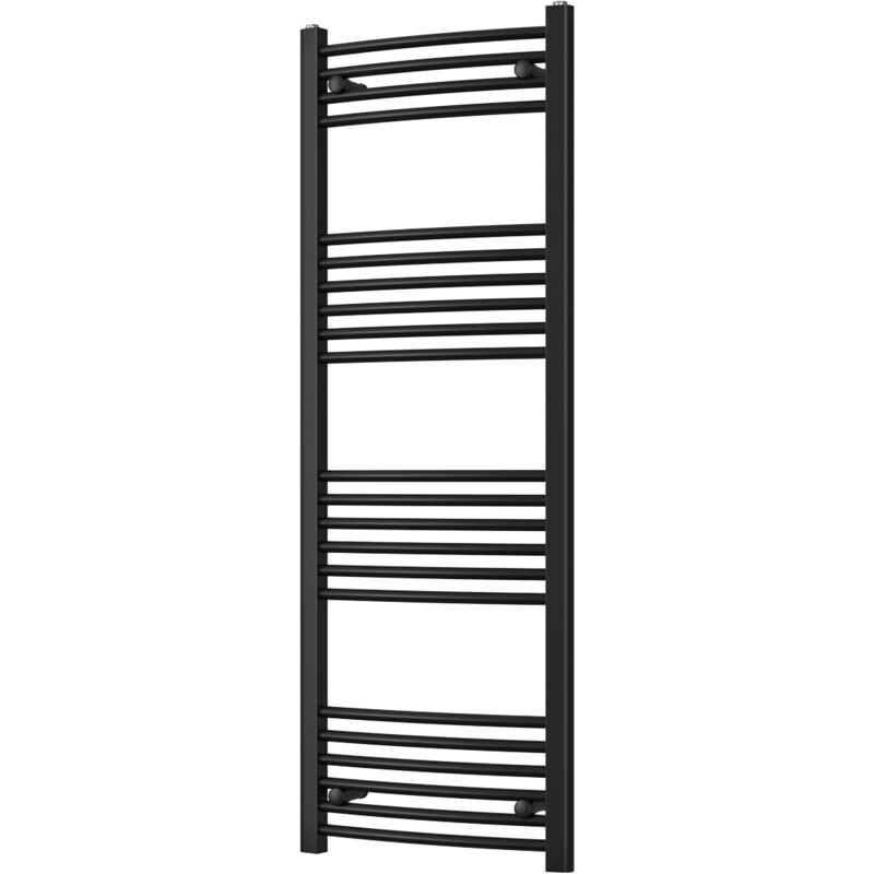 Image of Zennor - Black Heated Towel Rail&hellip;