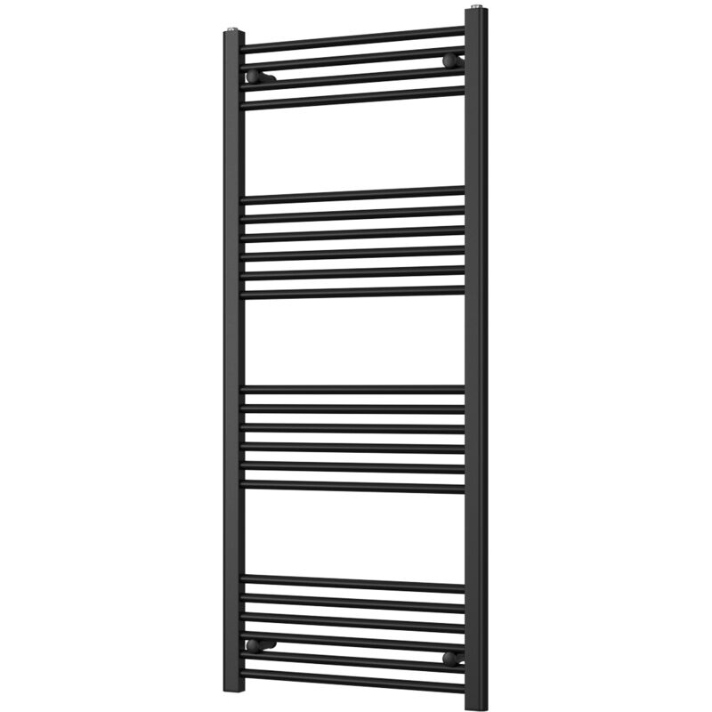 Image of Zennor - Black Heated Towel Rail&hellip;