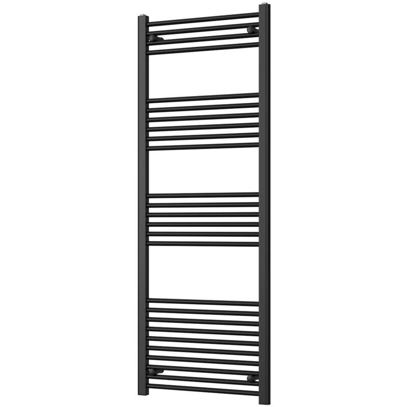 Image of Zennor - Black Heated Towel Rail&hellip;