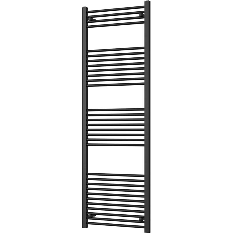 Image of Zennor - Black Heated Towel Rail&hellip;