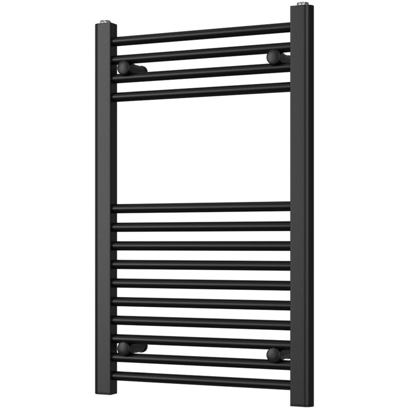 Image of Zennor - Black Heated Towel Rail&hellip;