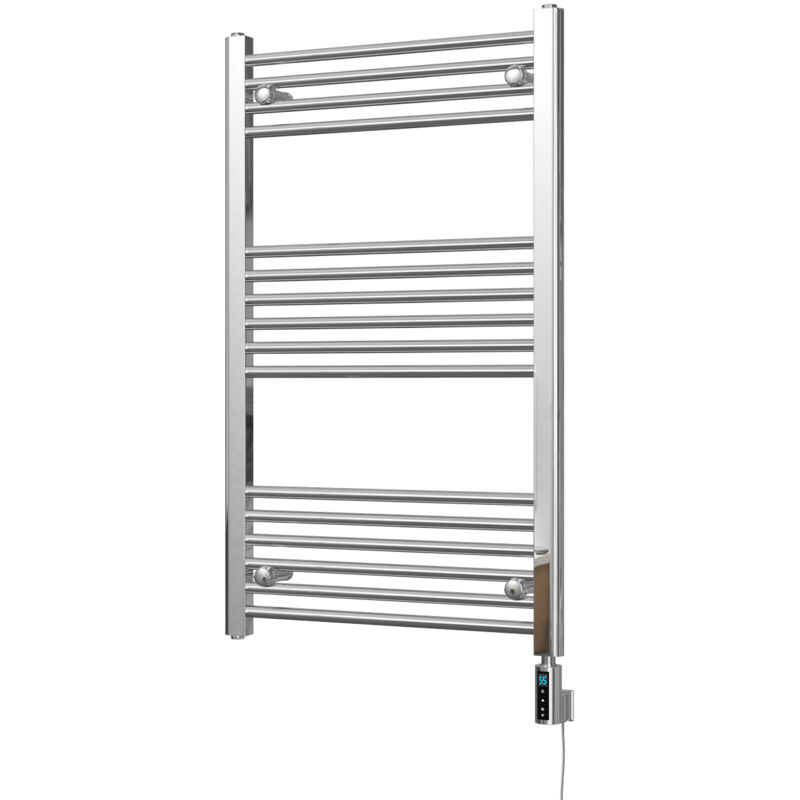Image of Zennor - Chrome Electric Towel Rail&hellip;